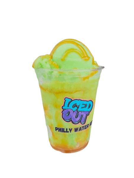 Cup of Caramel Apple Philly water ice