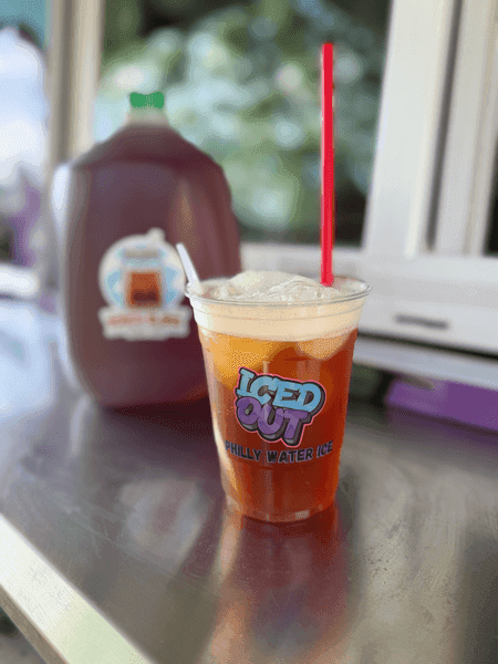 Cup of Iced Out Arnold Palmer Philly water ice