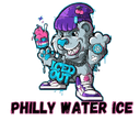 Iced Out — Philly Water Ice mascot logo